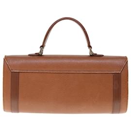 Autre Marque-Burberrys Hand Bag Leather Brown Auth 65773-Brown