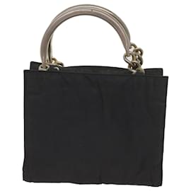 Prada-PRADA Hand Bag Nylon Black Auth bs11853-Black