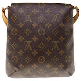 Louis Vuitton-LOUIS VUITTON Monogramm Musette Salsa Lange Schultertasche M51387 LV Auth ar11332-Monogramm