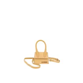 Jacquemus-mini bolsa de couro-Amarelo