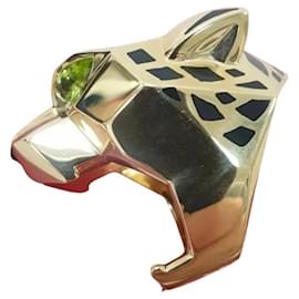 Cartier-CARTIER Panther Head Gelbgold Ring-Gold hardware