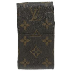 Louis Vuitton Étui à Zigaretten Braun