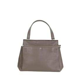 Céline-Leather Handbag-Khaki