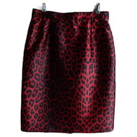 Yves Saint Laurent-Skirts-Black,Red
