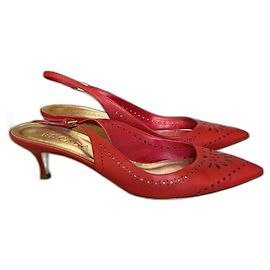 Red Escada pumps size 39 Red