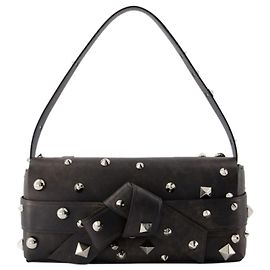 Bolsa Hobo alongada Musubi - Acne Studios - Couro - Marrom escuro Marrom