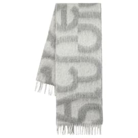 Vandy Schal – Acne Studios – Wolle – Hellgrau Grau