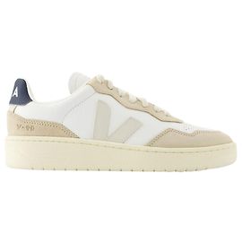 V-90 Sneakers - Veja - Leder - Weiß Pierre Braun Beige