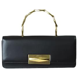 Louis Vuitton-Louis Vuitton Black gold hardware branded bag strap - size-Black
