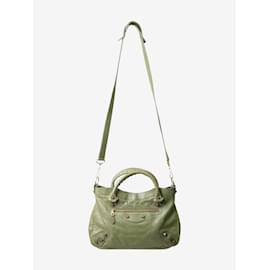 Balenciaga-Green classic city bag-Green