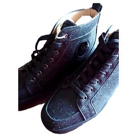 Baskets Christian Louboutin Luis Noir Lapin Noir