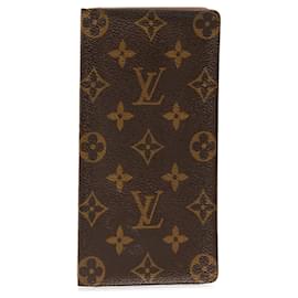 Louis Vuitton-Louis Vuitton Monogramma Marrone Porte-Valeurs Cartes Credito-Marrone