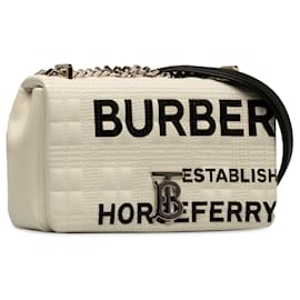 Burberry-Burberry Petit sac à bandoulière Horseferry Lola blanc-Blanc