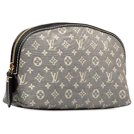 Louis Vuitton-Custodia cosmetica Mini Lin con monogramma grigio Louis Vuitton-Grigio