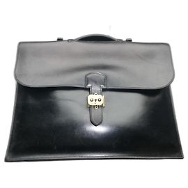 vintage Hermès briefcase Black