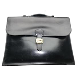 Hermès-bolso de mensajero vintage de Hermès-Negro