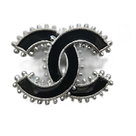 Chanel-broche Chanel nueva con caja-Negro