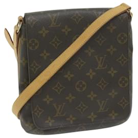 Louis Vuitton-LOUIS VUITTON Monogram Musette Salsa Sac à Bandoulière Court M51258 Auth LV 65640-Monogramme