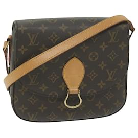 Louis Vuitton-LOUIS VUITTON Monogram Saint Cloud GM Shoulder Bag M51242 LV Auth 65254A-Monogram