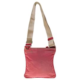 Prada-PRADA Shoulder Bag Nylon Pink Auth 66131-Pink
