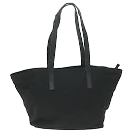 Prada-PRADA Tote Bag Nylon Black Auth 65998-Black