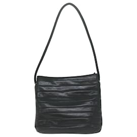Gucci-GUCCI Shoulder Bag Leather Black 001 2865 auth 65766-Black