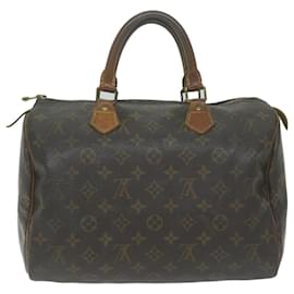 Louis Vuitton-Louis Vuitton Monogram Speedy 30 Hand Bag M41526 LV Auth 65816-Monogram