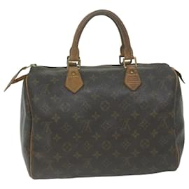 Louis Vuitton-Louis Vuitton Monogram Speedy 30 Hand Bag M41526 LV Auth 65925-Monogram