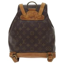 Louis Vuitton-LOUIS VUITTON Monogram Montsouris MM Backpack M51136 LV Auth 65545-Monogram