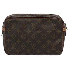 Louis Vuitton-Louis Vuitton Monogram Compiegne 23 Clutch Bag M51847 LV Auth am5679-Monogram