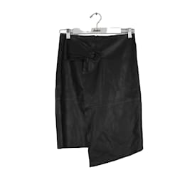 Bash-Leather skirt-Black