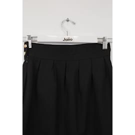 Fendi-Mini jupe en laine-Noir