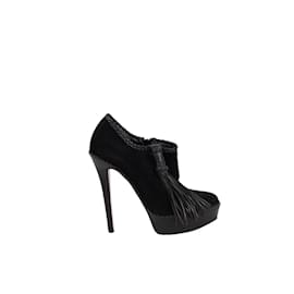 Christian Louboutin-Botas de ante-Negro