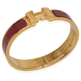 Hermès-Hermès Clic H Bracelet in  Gold Plated-Other