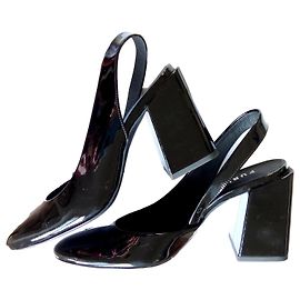 Ballerines Noires En Cuir Verni FURLA - Taille 36 EU - Neuves Avec Emballage