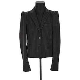 Gucci-Silk suit jacket-Black
