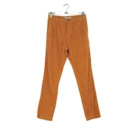 Autre Marque-Straight pants in cotton-Yellow