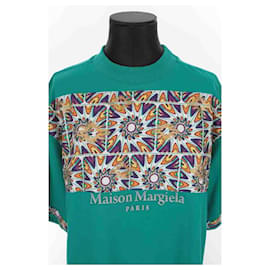 Maison Martin Margiela-camiseta de algodão-Verde