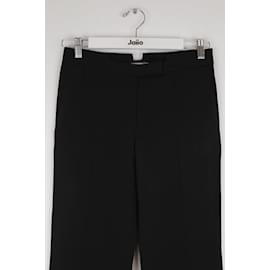 Givenchy-Pantalón recto de lana-Negro