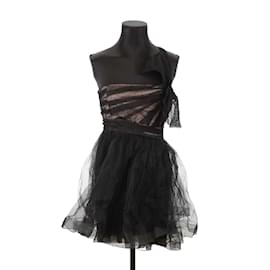 Red Valentino-Dress with lace-Black