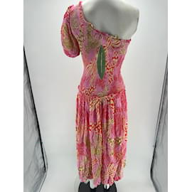 Autre Marque-FARM RIO  Dresses T.International S Polyester-Pink