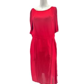 Nina Ricci-NINA RICCI Robes T. ca 46 polyestyer-Rouge