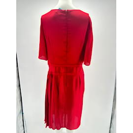 Nina Ricci-NINA RICCI Vestidos T.ISTO 46 poliéster-Vermelho