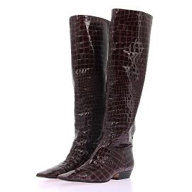 Khaite boots T.EU 38 Patent leather Dark red