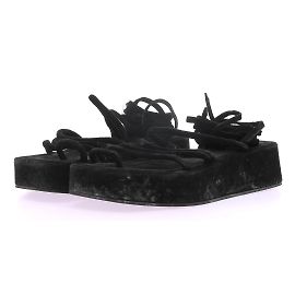 NODALETO  Sandals T.eu 39 Suede Black