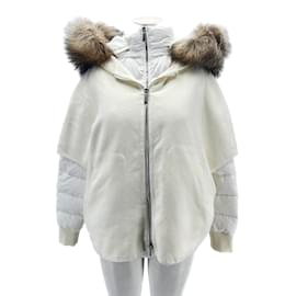 Autre Marque-MOORER  Coats T.it 42 polyester-White