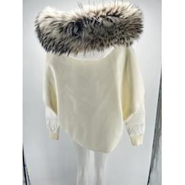 Autre Marque-MOORER  Coats T.it 42 polyester-White