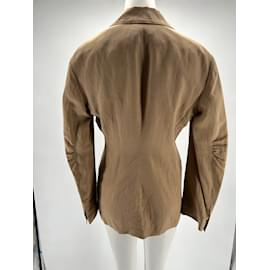 Autre Marque-ZANINI  Jackets T.fr 34 Linen-Beige