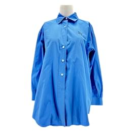 Miu Miu-MIU MIU Tops Camiseta.ÉL 38 Algodón-Azul