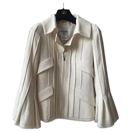Chanel-Paris / Versailles Baroque Style Tweed Jacket-Cream